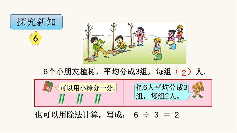 苏教版二年级数学上册第四单元4.4 除法的初步认识课件第8页