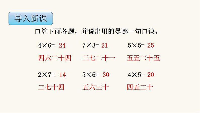 苏教版二年级数学上册第六单元6.3 8的乘法口诀课件第3页