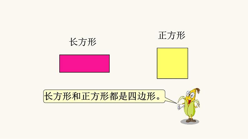 苏教版三年级数学上册第三单元第1课时长方形和正方形的认识课件04