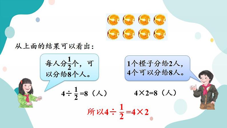 苏教版六上数学  3.2 整数除以分数  课件+练习05