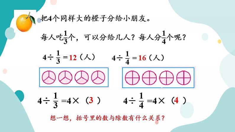 苏教版六上数学  3.2 整数除以分数  课件+练习06