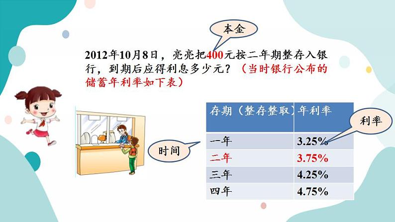 苏教版六上数学  6.10 利息  课件+练习05