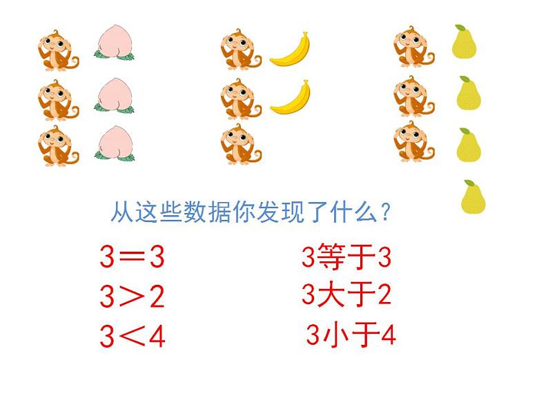 人教版数学一年级上册第3单元《第2课时 比大小》课件(共18张PPT)05