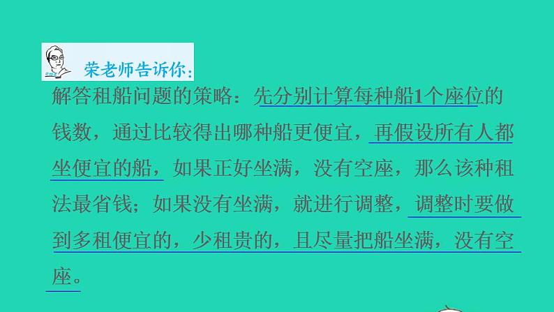 2022四年级数学下册第2单元观察物体二第4招租船问题课件新人教版第2页