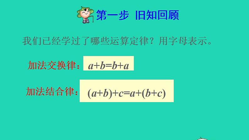 2022四年级数学下册第3单元运算定律第4课时乘法交换律和结合律预习课件新人教版02