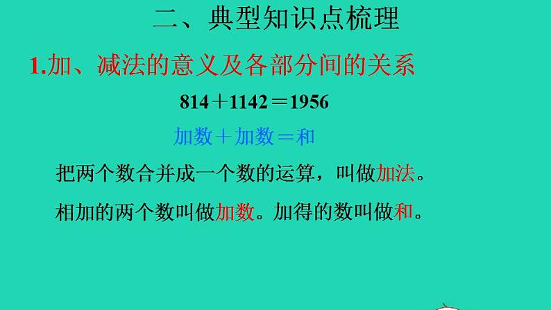 2022四年级数学下册第1单元四则运算复习提升课件新人教版第7页