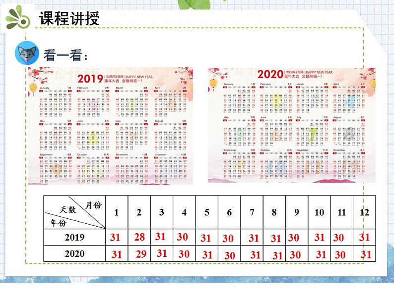 小学数学人教版三年级下6.1年、月、日课件（19张PPT)05