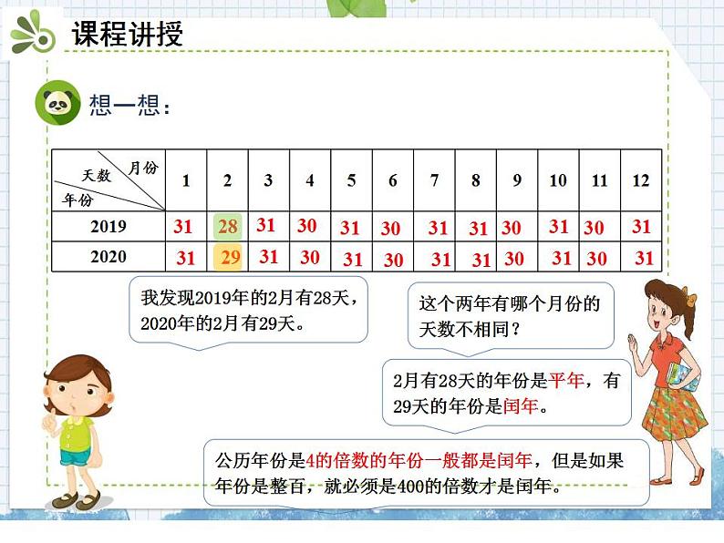 小学数学人教版三年级下6.1年、月、日课件（19张PPT)08