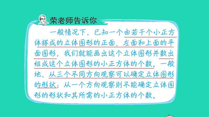 2022四年级数学下册第4单元观察物体第5招解决实际操作问题课件北师大版第2页