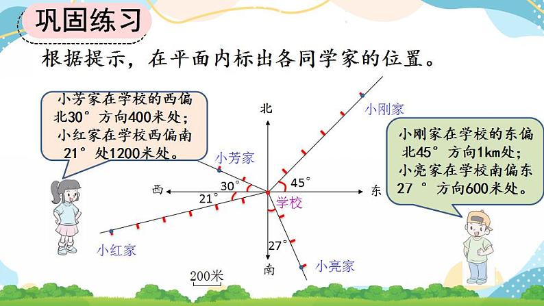 2.2 在平面图上标出物体位置 课件+教案+练习08