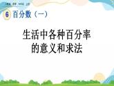 6.2 生活中各种百分率的意义和求法 课件+教案+练习