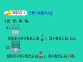 2022四年级数学下册第1单元小数的意义和加减法1小数的意义一认识小数的意义习题课件北师大版