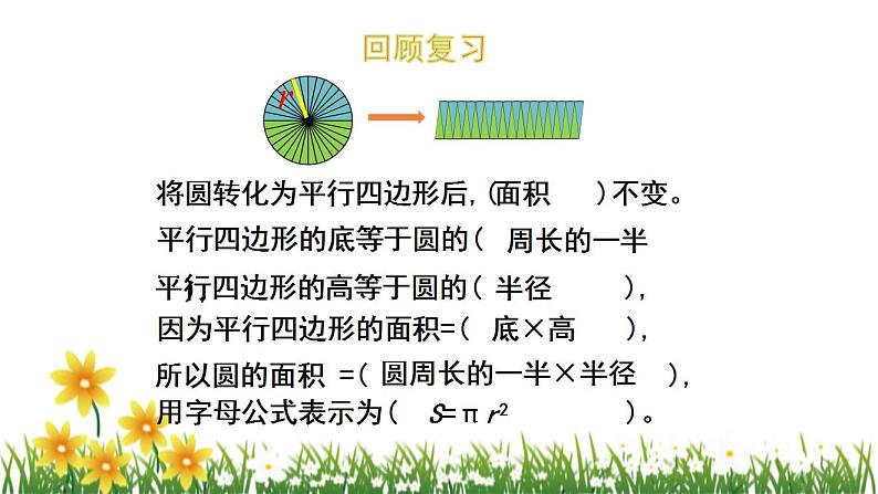 北师大版数学六上 1.6《 圆的面积（二）》课件PPT03