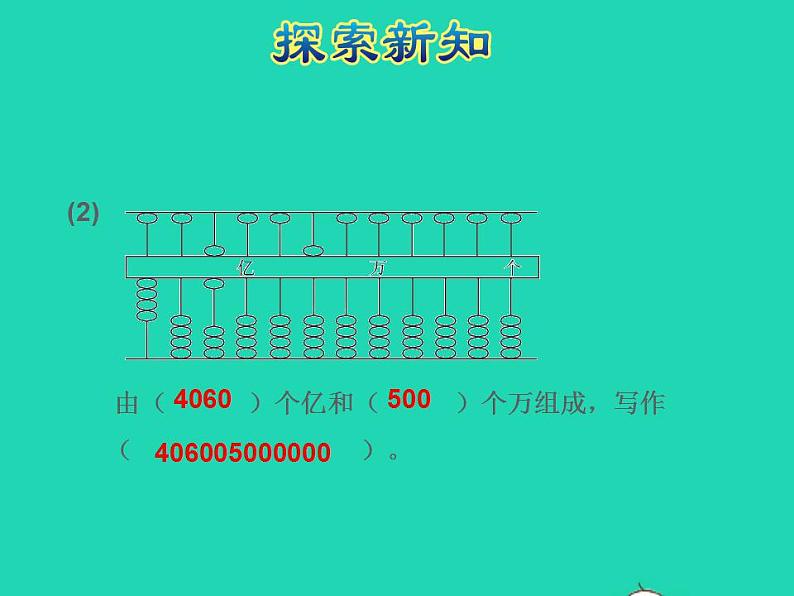 2022四年级数学下册第2单元认识多位数第4课时认识含有亿级和万级的数授课课件苏教版第8页