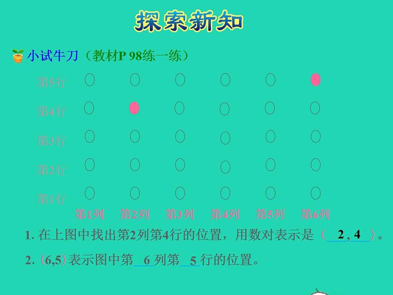 2022四年级数学下册第8单元确定位置第1课时用数对确定位置授课课件苏教版第6页