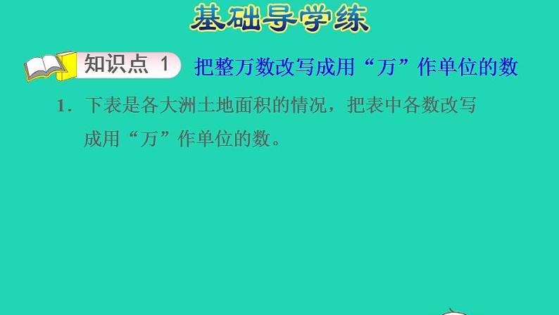 2022四年级数学下册第2单元认识多位数第6课时多位数的改写和大小比较习题课件苏教版第3页