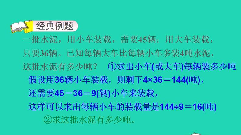 2022四年级数学下册第6单元运算律第10招用假设思想解决问题课件苏教版03