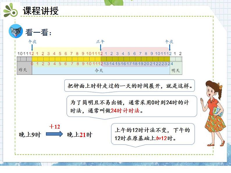 小学数学人教版三年级下6.2 24时计时法课件（20张PPT)05