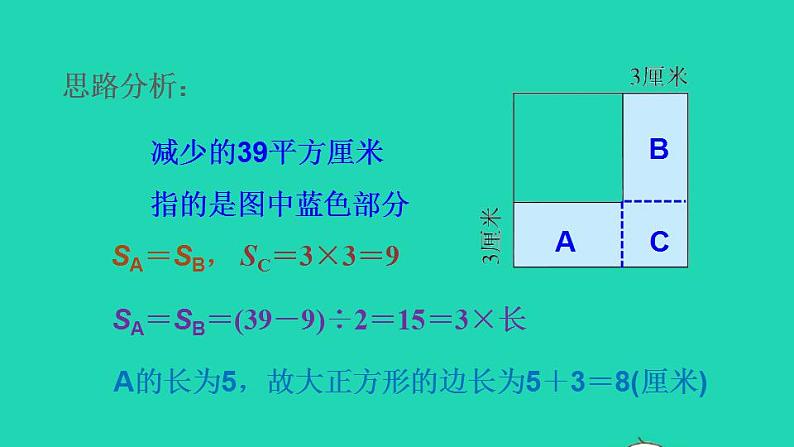 2022三年级数学下册第5单元面积第9招用图示法解决面积问题课件新人教版第4页