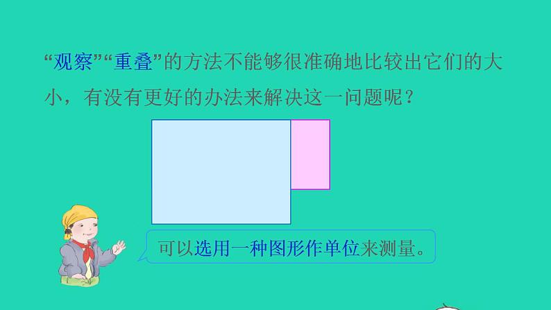 2022三年级数学下册第5单元面积第1课时面积的意义预习课件新人教版第7页