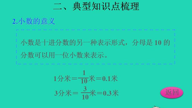 2022三年级数学下册第7单元小数的初步认识复习提升课件新人教版第6页