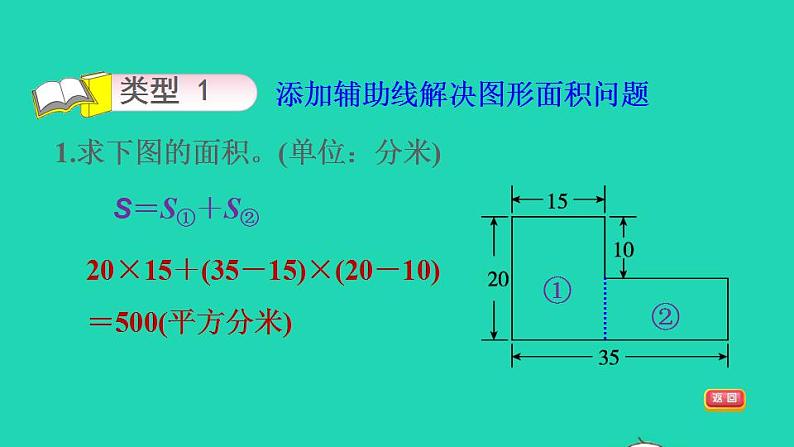 2022三年级数学下册第6单元长方形和正方形的面积第12招用数形结合思想解决面积问题课件苏教版第6页