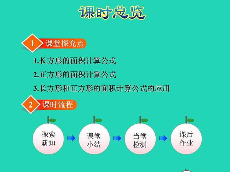 2022三年级数学下册第6单元长方形和正方形的面积第3课时面积的计算授课课件苏教版03