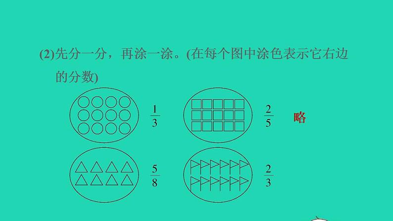 2022三年级数学下册第7单元分数的初步认识二阶段小达标10课件苏教版04