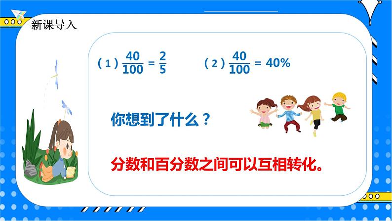 冀教版小学数学六年级上册3.1.2《百分数与分数的互化》课件第4页