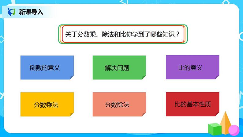 人教版小学数学六年级上册9.1《分数乘、除法和比》PPT课件+教学设计+同步练习02