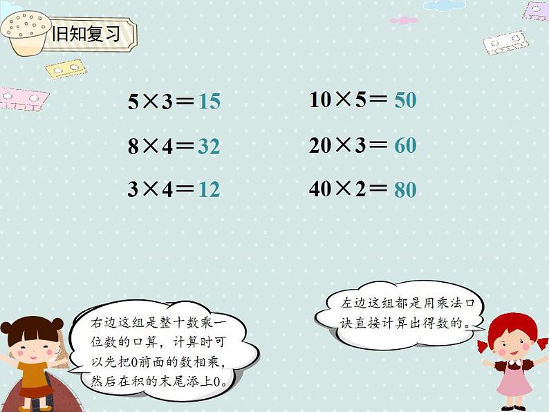 【优质课件】三年级下册数学精品课件-4.1 口算乘法（1）   人教版第3页