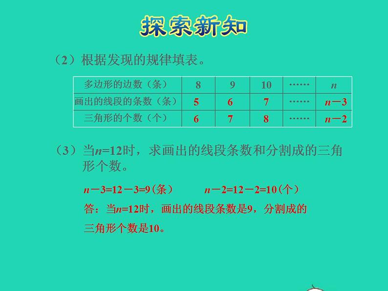 2022四年级数学下册第9单元探索乐园第1课时图形的规律授课课件冀教版第6页