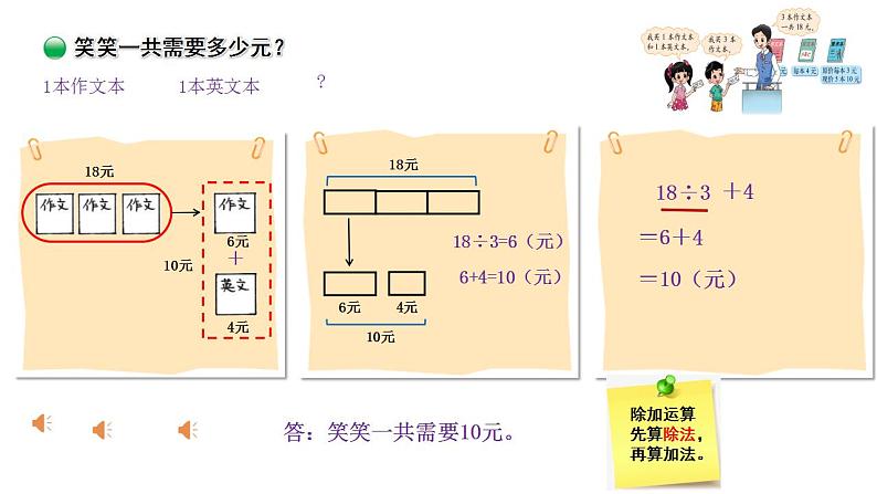 小学数学 北师大版 三年级上 第一单元第3课时《买文具》 课件03