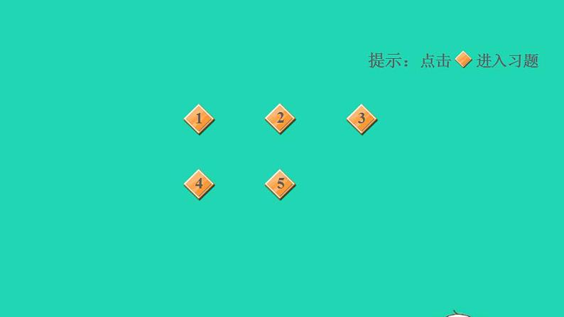 2022四年级数学下册第5单元分数的意义和认识阶段小达标7课件冀教版第2页