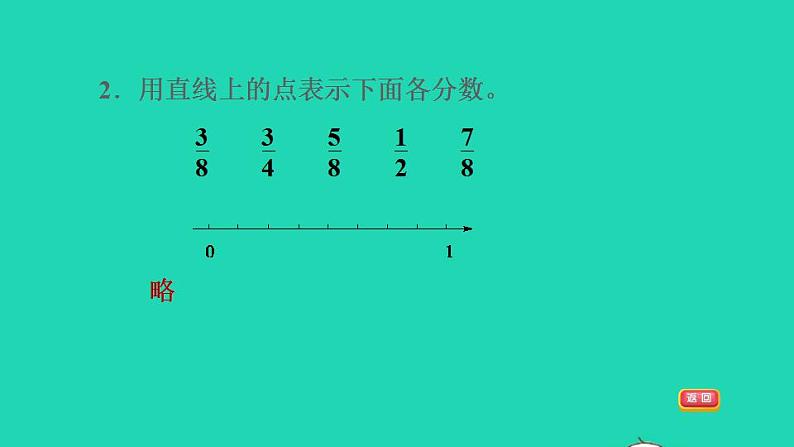 2022四年级数学下册第5单元分数的意义和认识整理与复习课件冀教版第6页