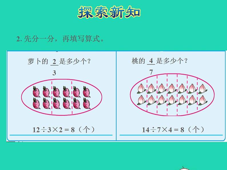 2022三年级数学下册第7单元分数的初步认识二第4课时求一个数的几分之几是多少的简单实际问题授课课件苏教版08