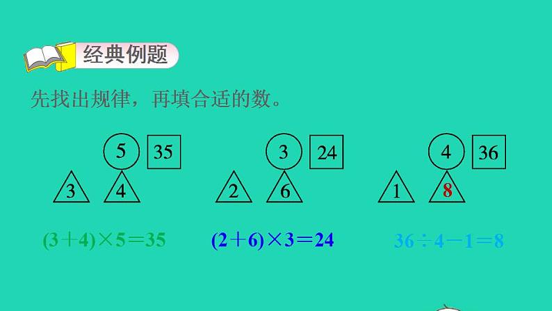 2022三年级数学下册第9单元探索乐园第12招用配对思想解决数阵问题课件冀教版第3页