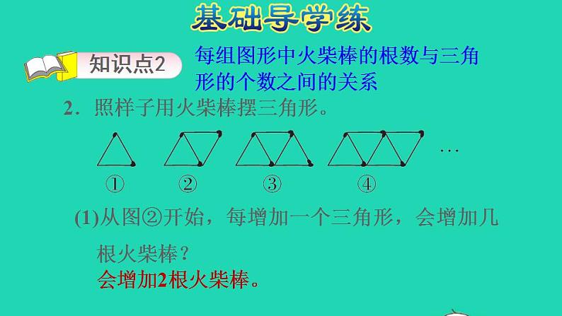 2022三年级数学下册第9单元探索乐园第1课时事物的简单排列规律习题课件冀教版05