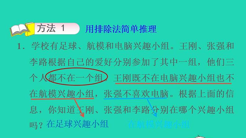 2022三年级数学下册第9单元探索乐园第6招用列表法解决推理问题课件冀教版07