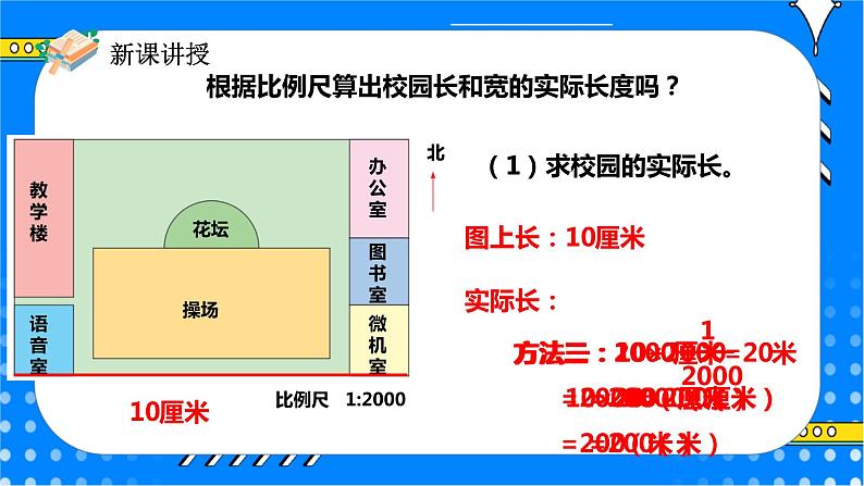 冀教版小学数学六年级上册6.2.2《比例尺的应用（一）》课件+教学设计08