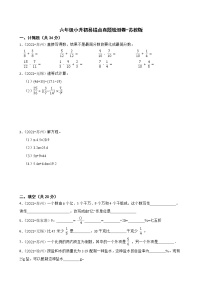 【小升初真题汇编】小学数学六年级小升初易错点真题检测卷-苏教版