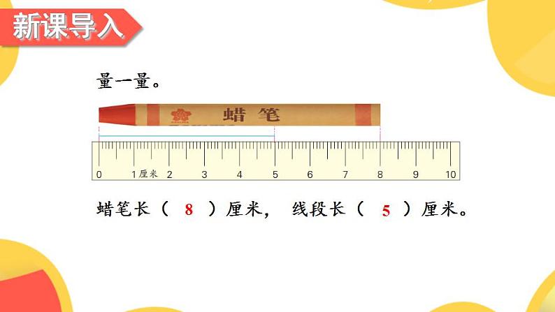 苏教版数学二上 第2课时 认识厘米 课件PPT02