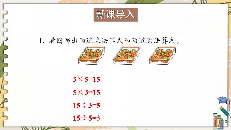 苏教版数学二上 2.乘、除法 课件PPT第2页