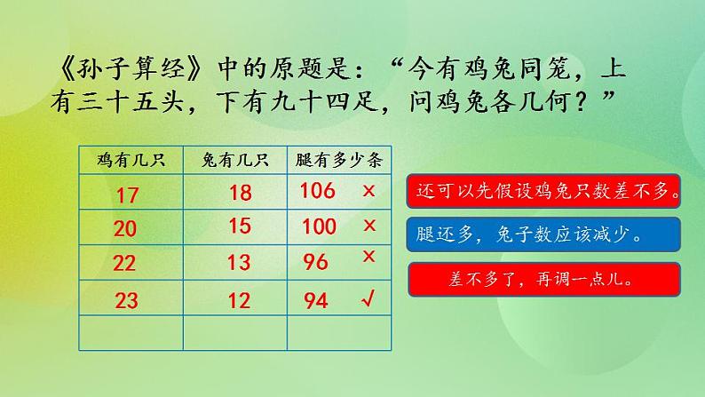 尝试与猜测-北师大版数学五年级上册课件+练习06