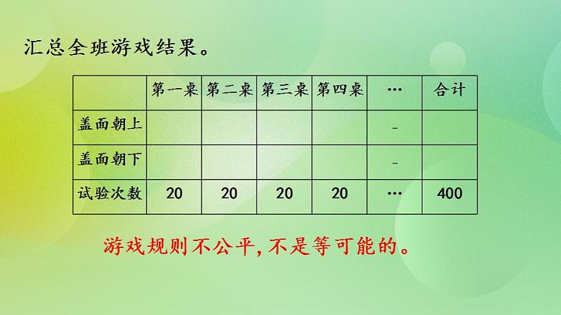 7.2 设计公平的规则-北师大版数学五年级上册课件+练习05