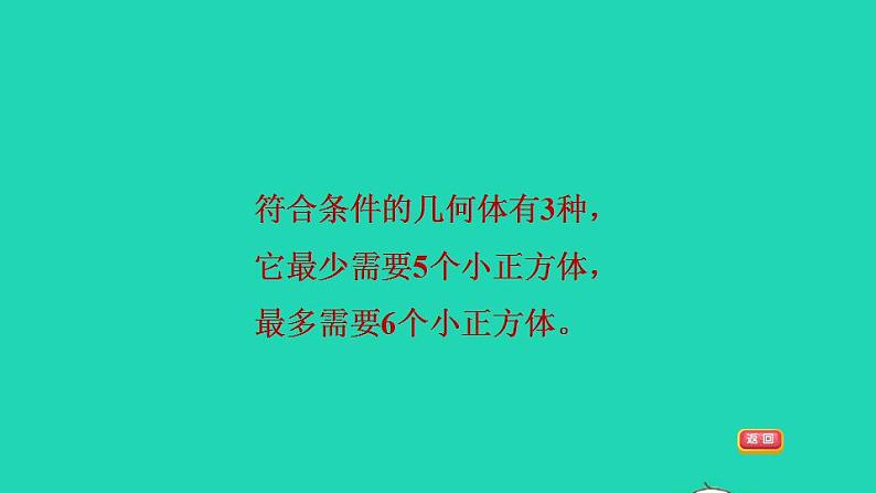 2022五年级数学下册第1单元观察物体三第1招观察物体的技巧课件新人教版08