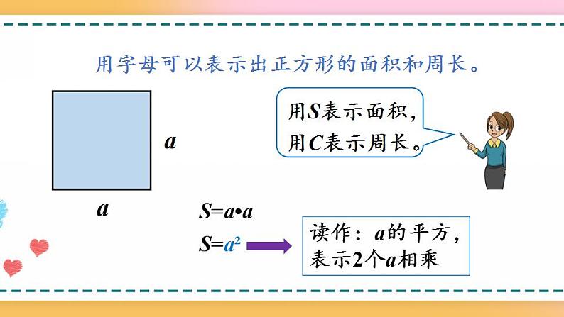 5.1.2 用字母表示运算定律和计算公式-人教版数学五年级上册课件+练习08