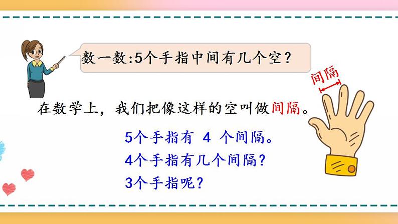 7.1 两端都栽的植树问题-人教版数学五年级上册课件+练习04