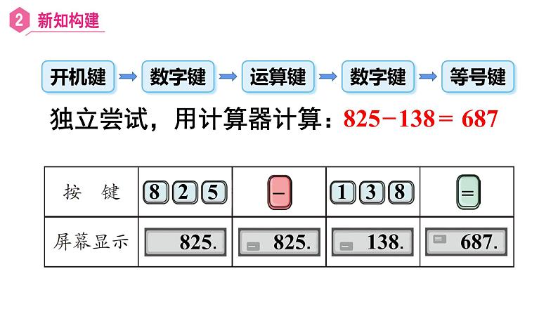 【同步备课】第12课时  认识计算器、用计算器探究规律（课件）四年级数学上册（人教版）第8页