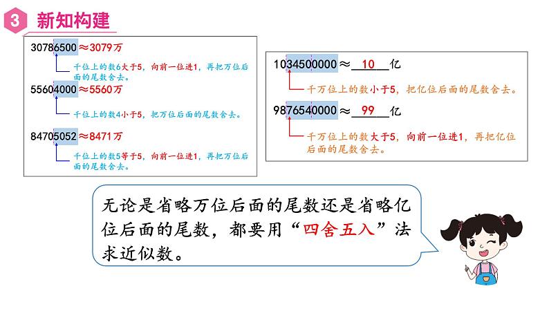 【同步备课】第10课时  先求近似数再改写（课件）四年级数学上册（人教版）第8页